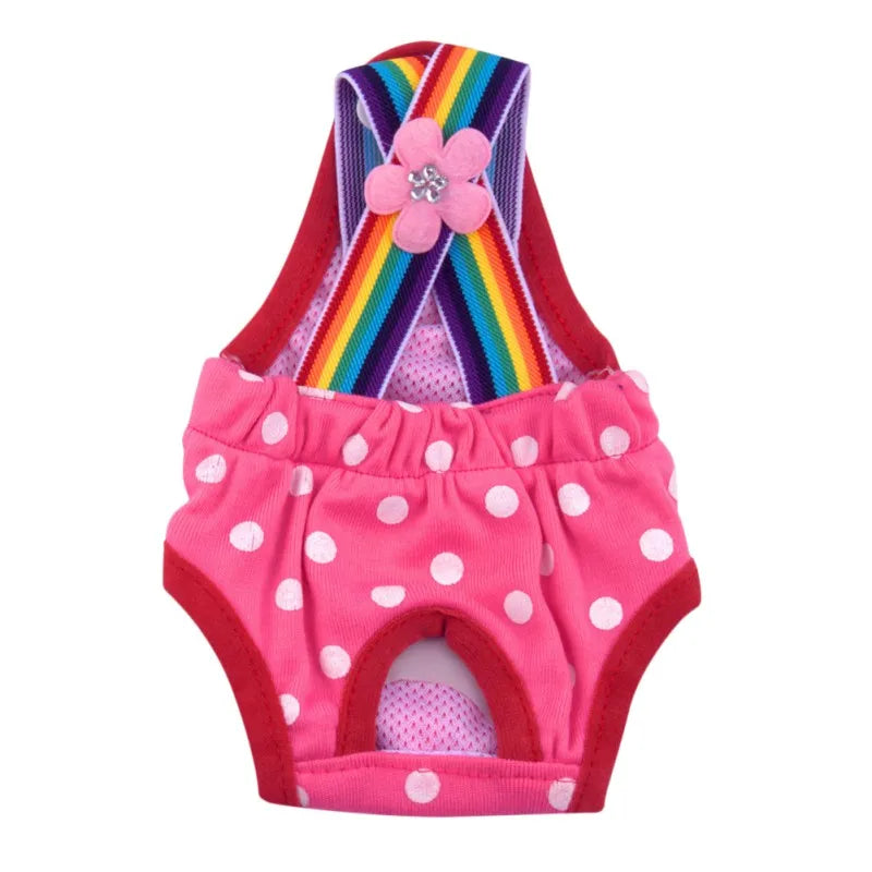 Female Dog Diaper Shorts Washable Sanitary Underwear