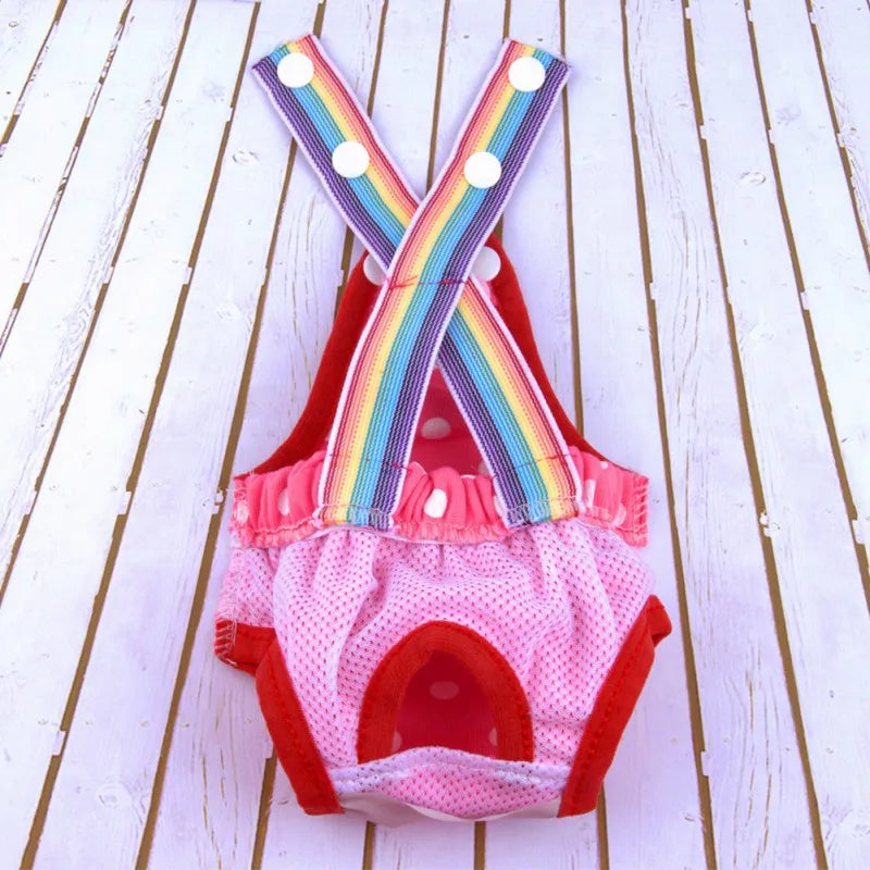 Female Dog Diaper Shorts Washable Sanitary Underwear