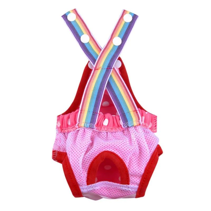 Female Dog Diaper Shorts Washable Sanitary Underwear