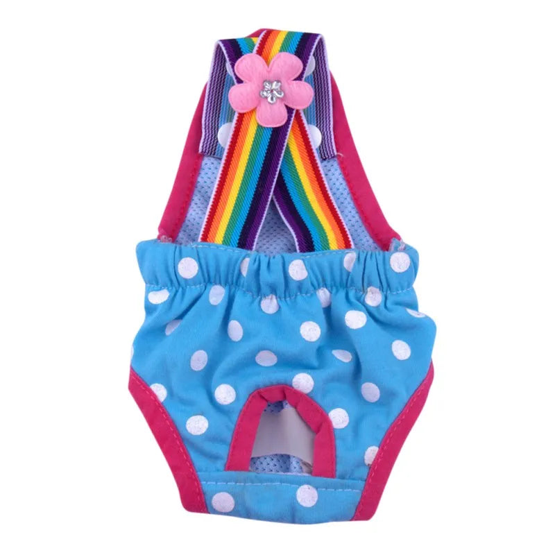 Female Dog Diaper Shorts Washable Sanitary Underwear