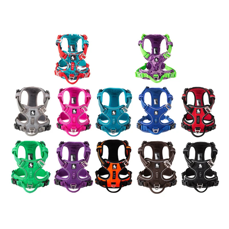 TRUELOVE Reflective Dog Harness No-Pull Adjustable Vest