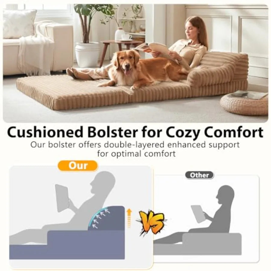 Foldable Orthopedic Memory Foam Dog Bed With Washable Cover