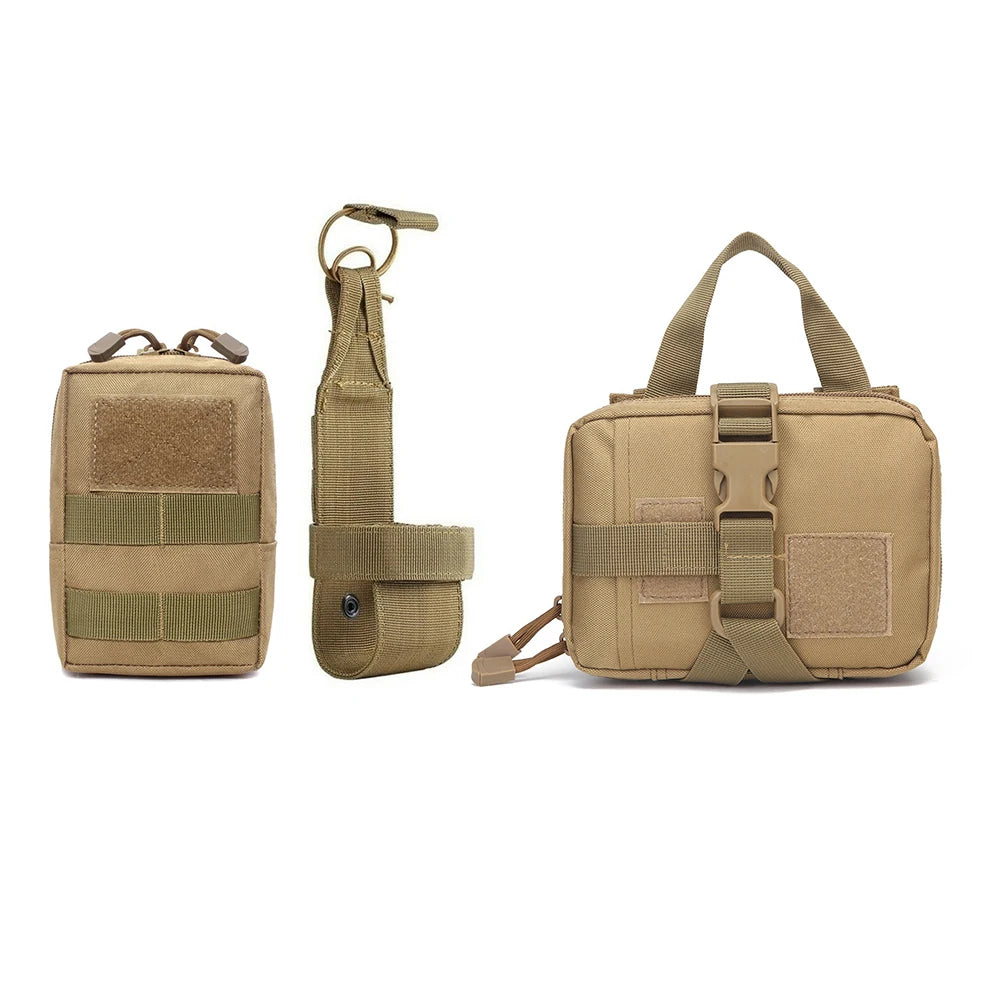 PETRAVEL Durable Dog Tactical MOLLE Pouch Set for Harness