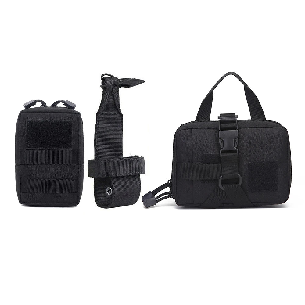 PETRAVEL Durable Dog Tactical MOLLE Pouch Set for Harness