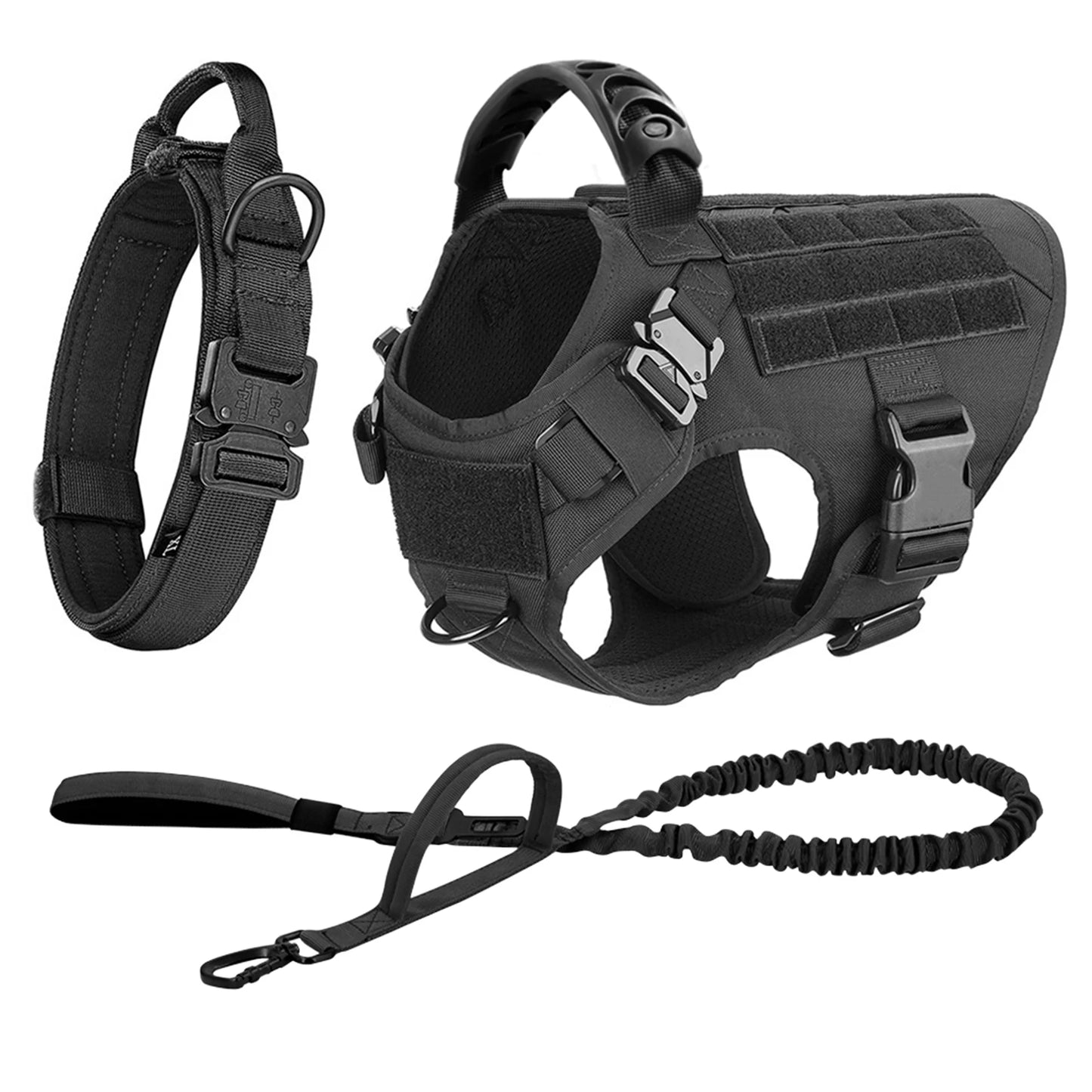 PETRAVEL Large Dog Harness And Leash Set For Training