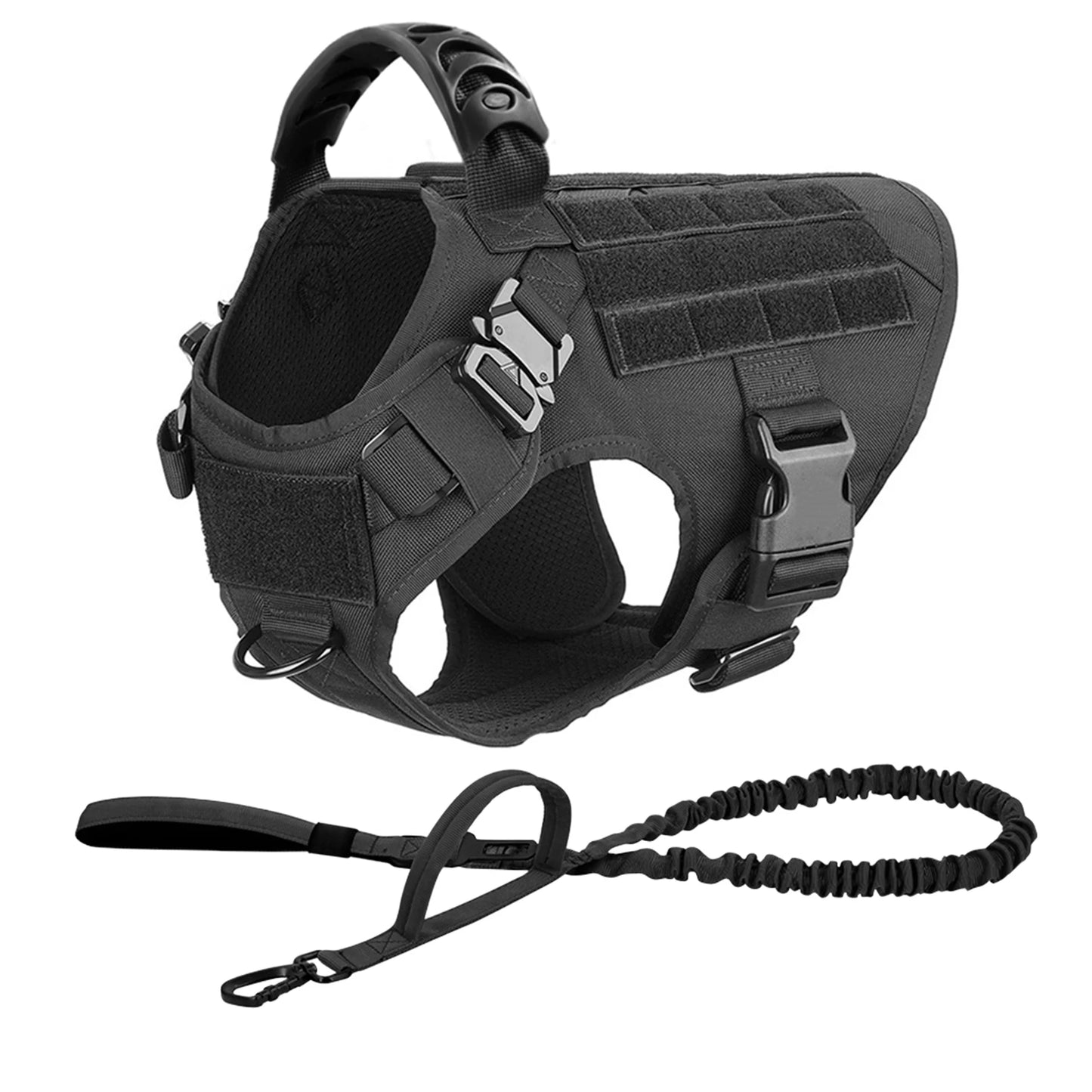 PETRAVEL Large Dog Harness And Leash Set For Training
