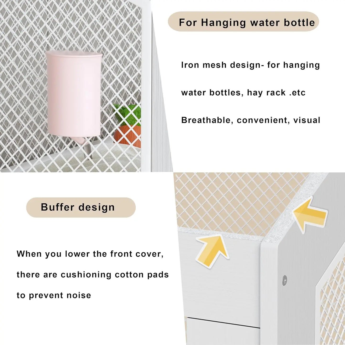 Hamster Cage With Storage Cabinet Ventilated Design