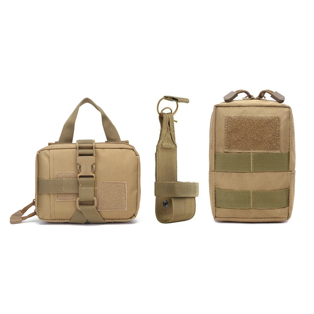 PETRAVEL Durable Dog Tactical MOLLE Pouch Set for Harness