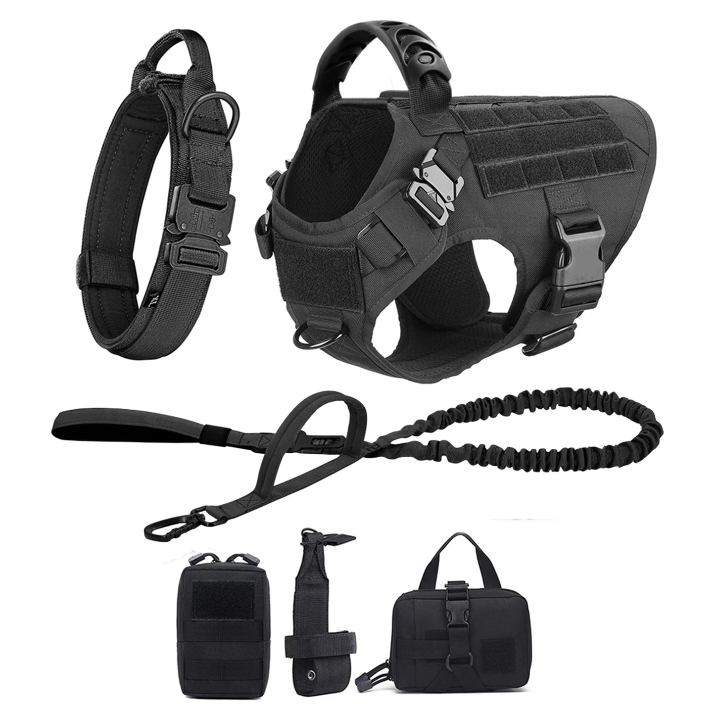 PETRAVEL Large Dog Harness And Leash Set For Training