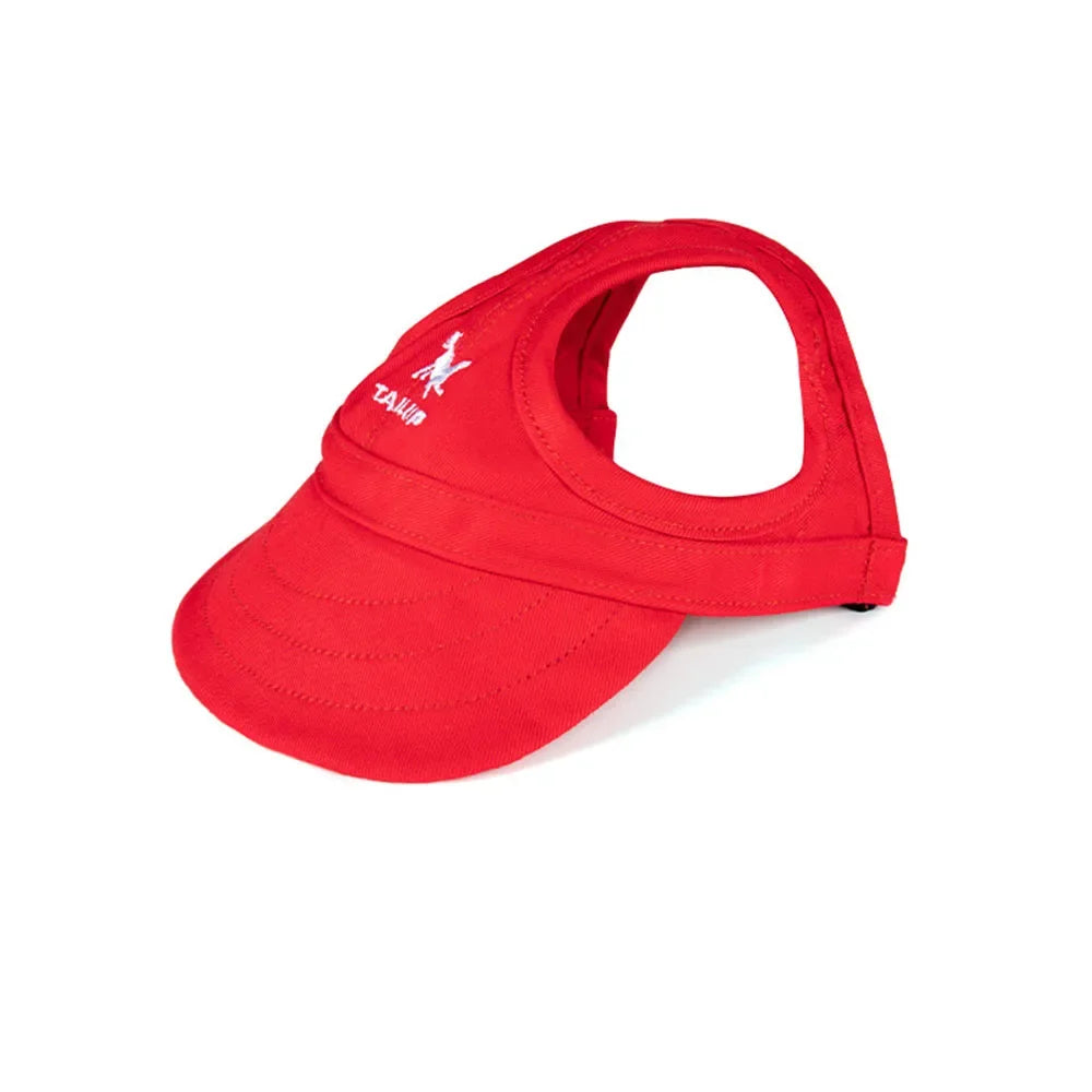 Pet Baseball Cap Sun Hat For Dogs And Cats With Ear Holes