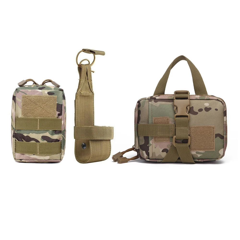 PETRAVEL Durable Dog Tactical MOLLE Pouch Set for Harness