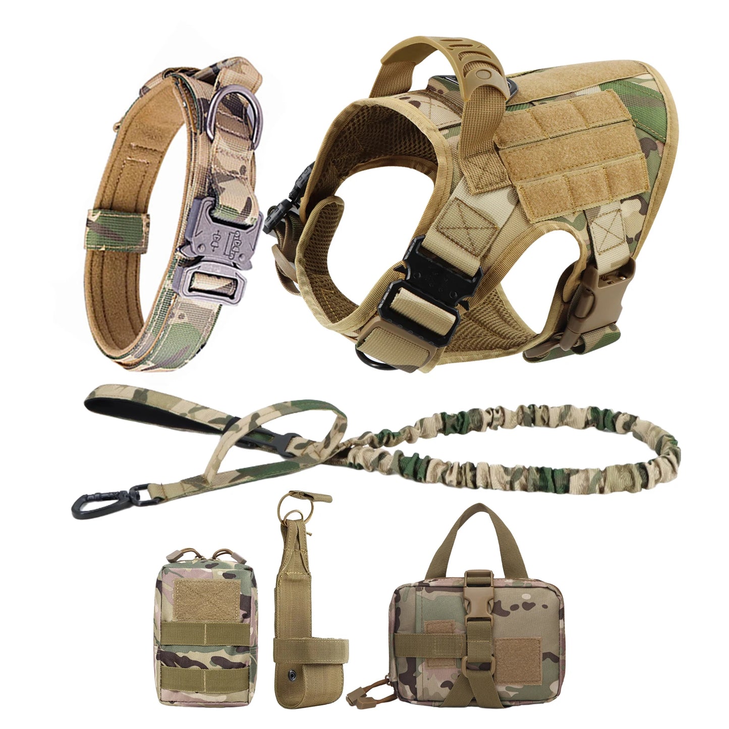 PETRAVEL Large Dog Harness And Leash Set For Training