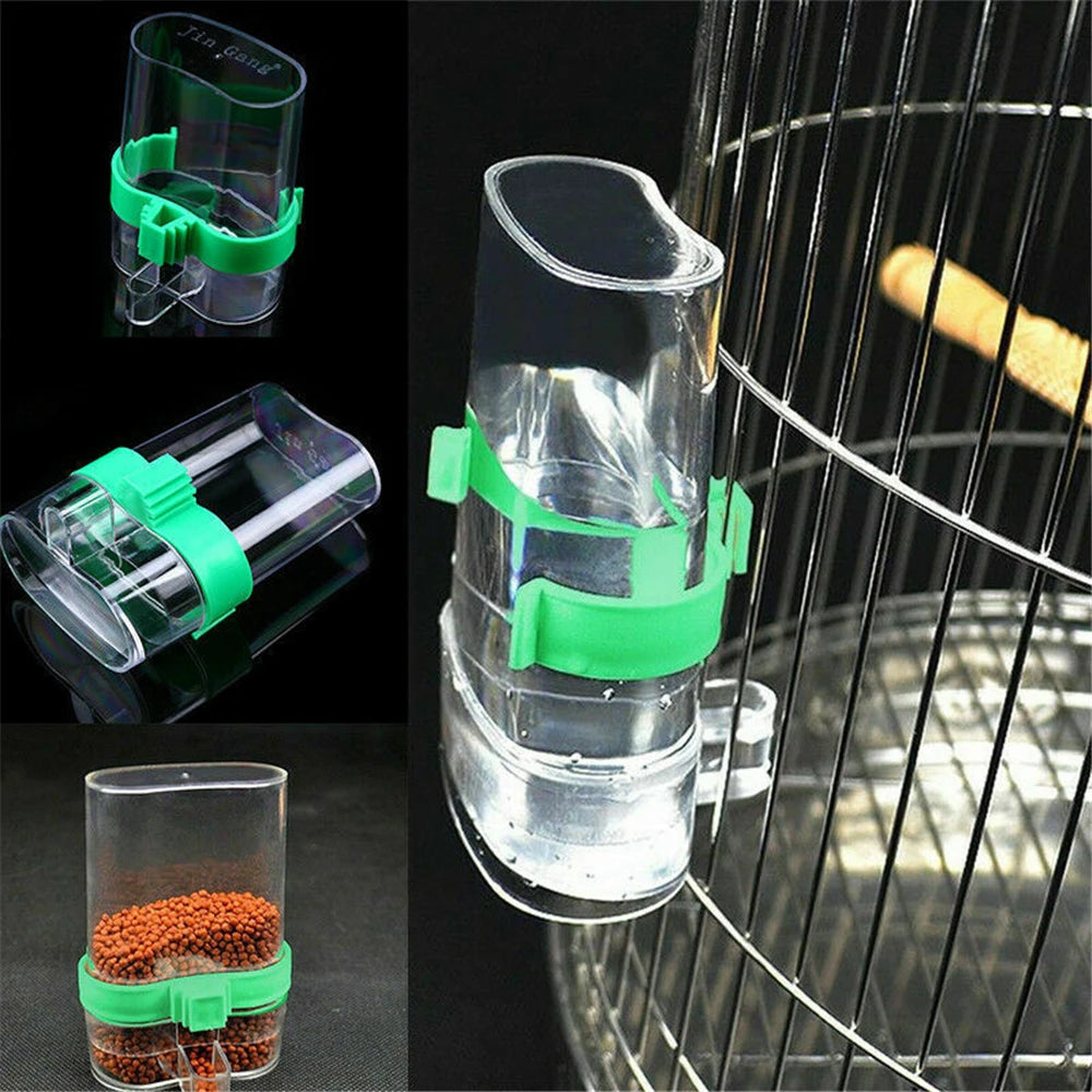 Parrot Automatic Drinker Water Feeder Cup Pet Bird Supplies