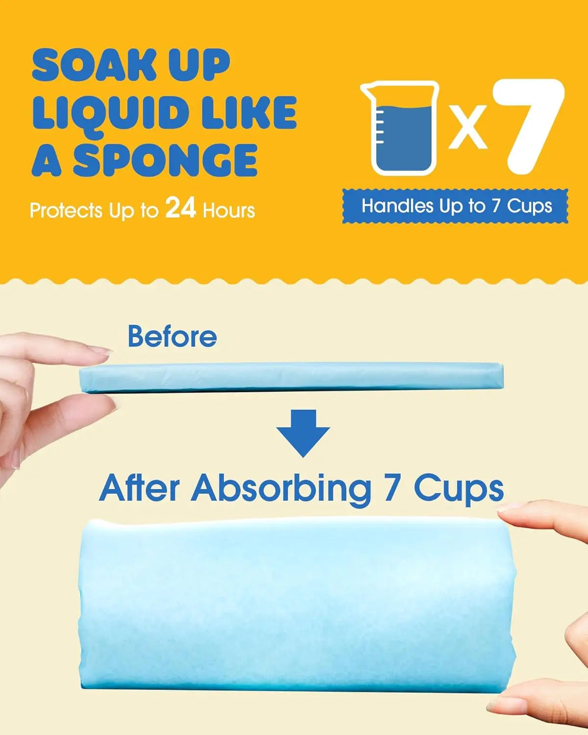 6-Layer Quick-Drying Dog Pee Pads For Urine Absorption