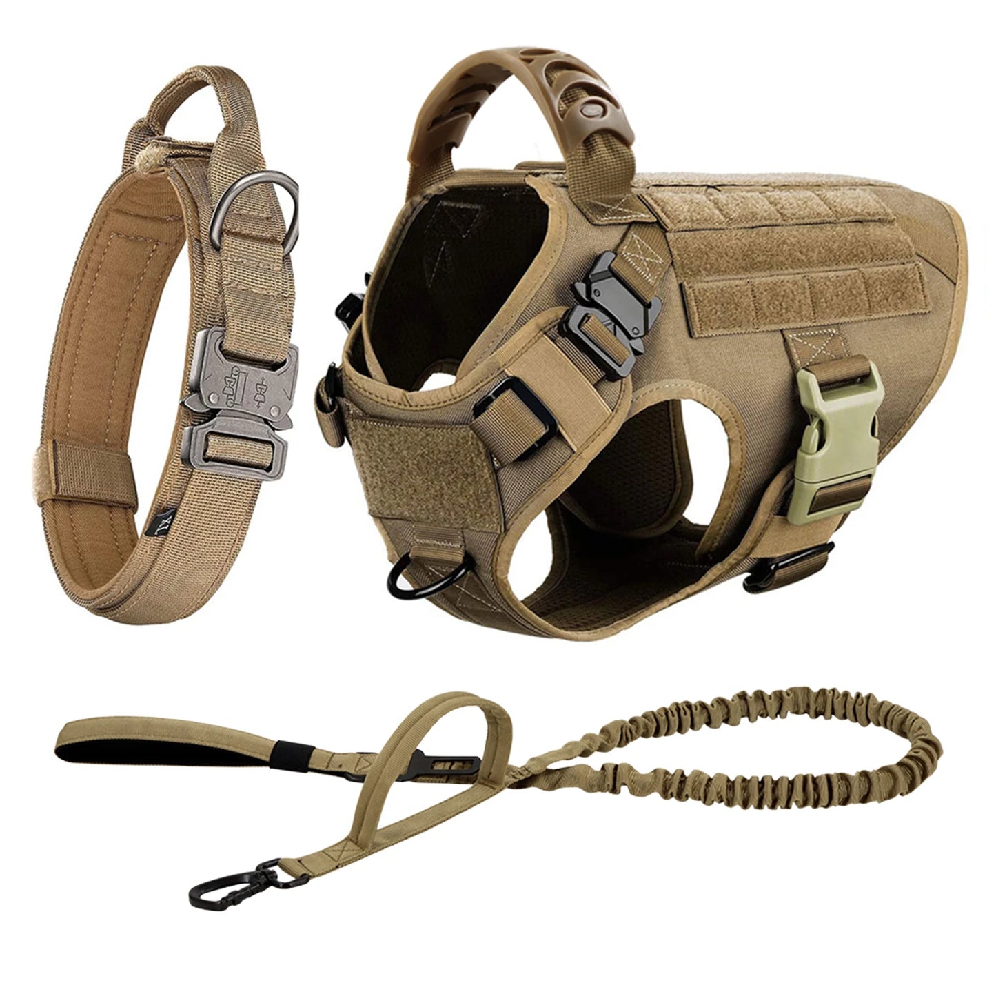 PETRAVEL Large Dog Harness And Leash Set For Training
