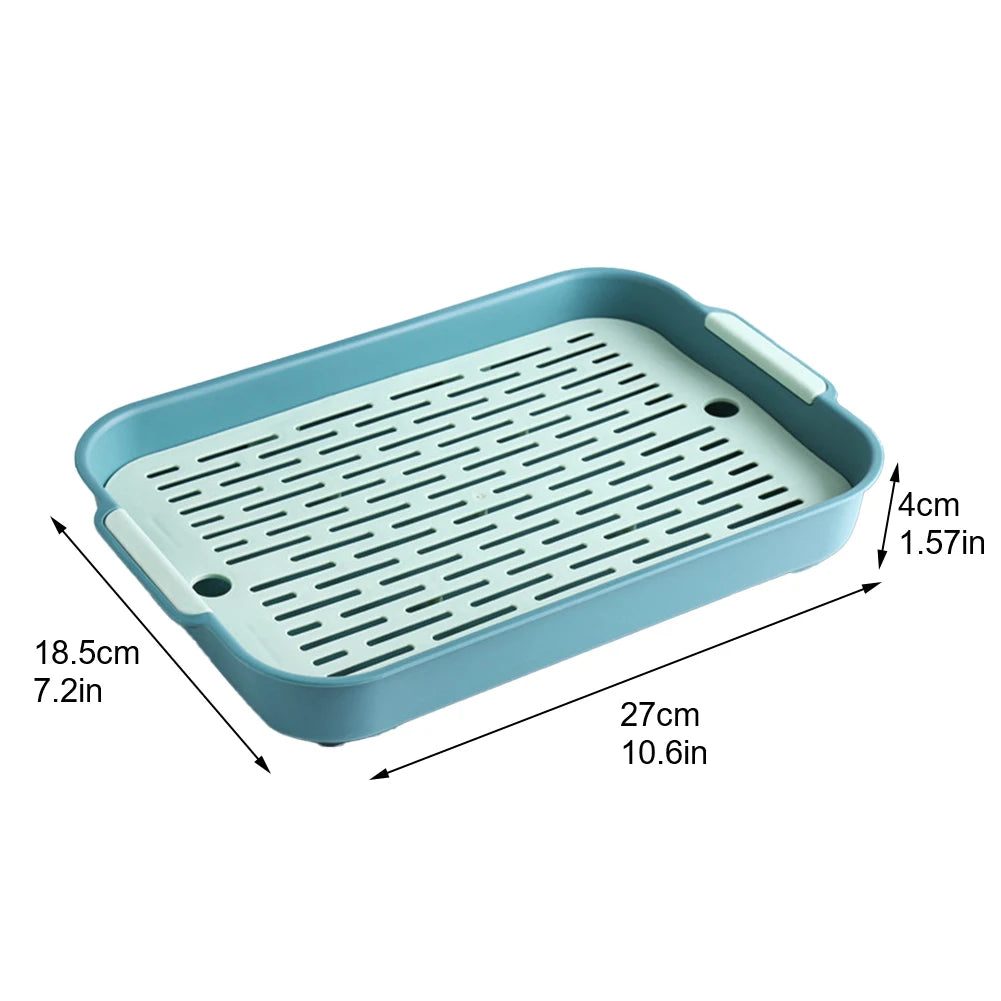 Rabbit Litter Box Corner Tray For Small Pets Plastic