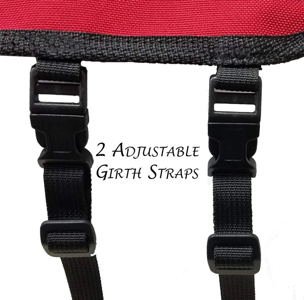 Service Dog Vest With Adjustable Straps And Zippered Pockets