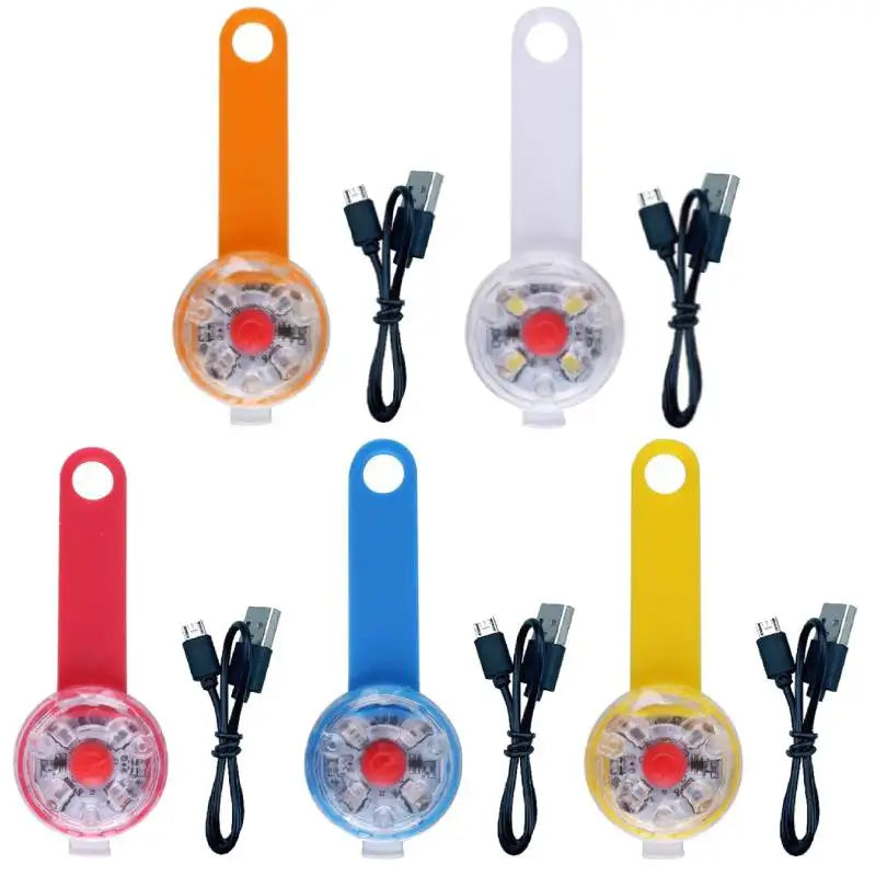 LED Light Dog Collar USB Rechargeable 3 Modes Night Walking