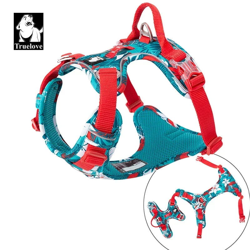 TrueLove Explosion-Proof Dog Harness Camouflage Reflective