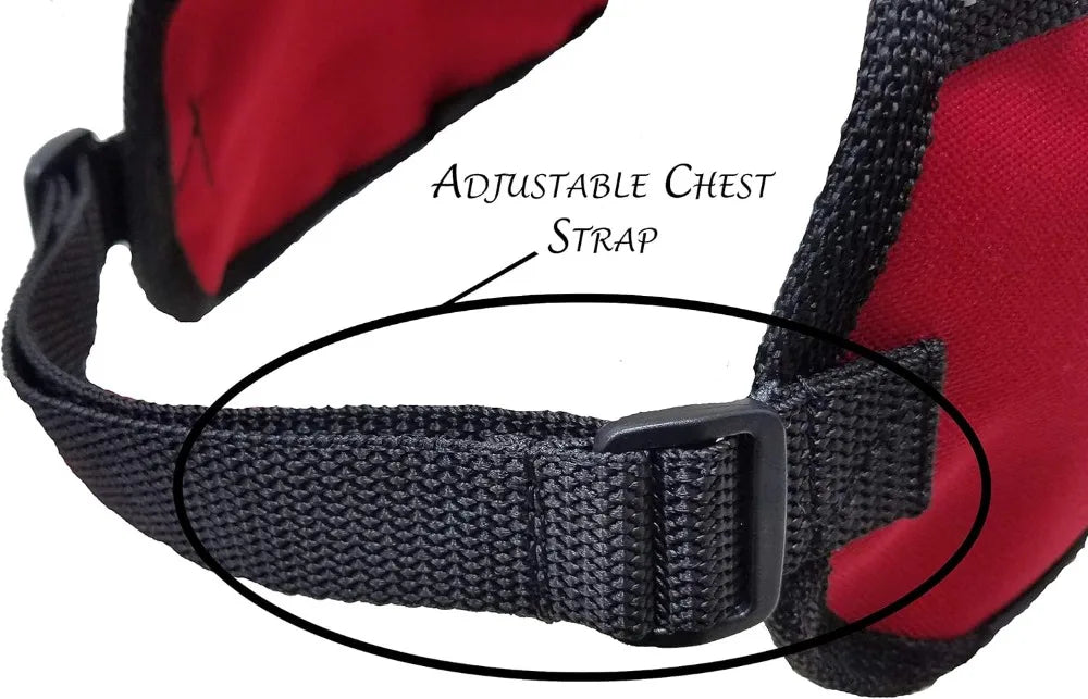 Service Dog Vest With Adjustable Straps And Zippered Pockets