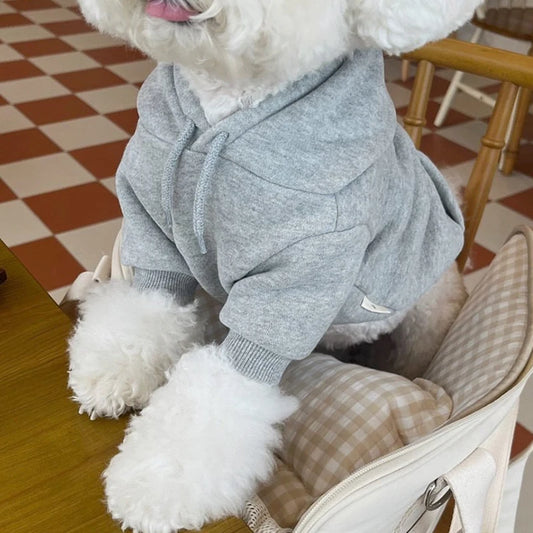 Warm Fleece Dog Hoodie For Small And Medium Dogs Apparel