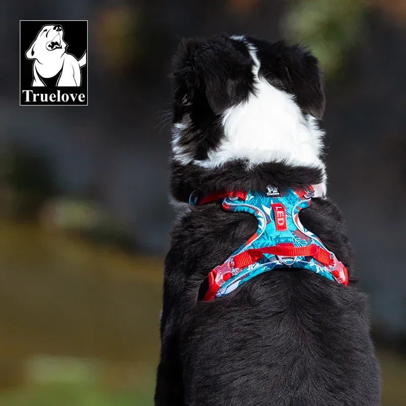 TrueLove Explosion-Proof Dog Harness Camouflage Reflective