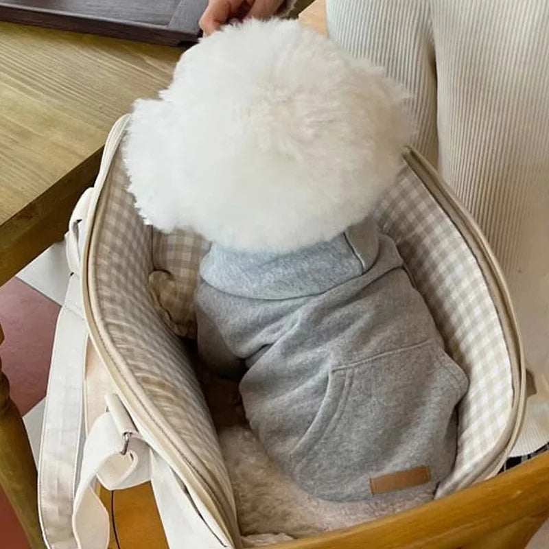Warm Fleece Dog Hoodie For Small And Medium Dogs Apparel