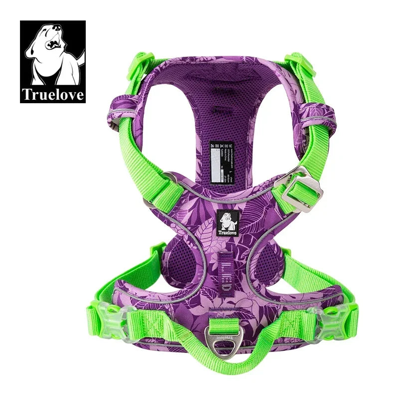 TrueLove Explosion-Proof Dog Harness Camouflage Reflective