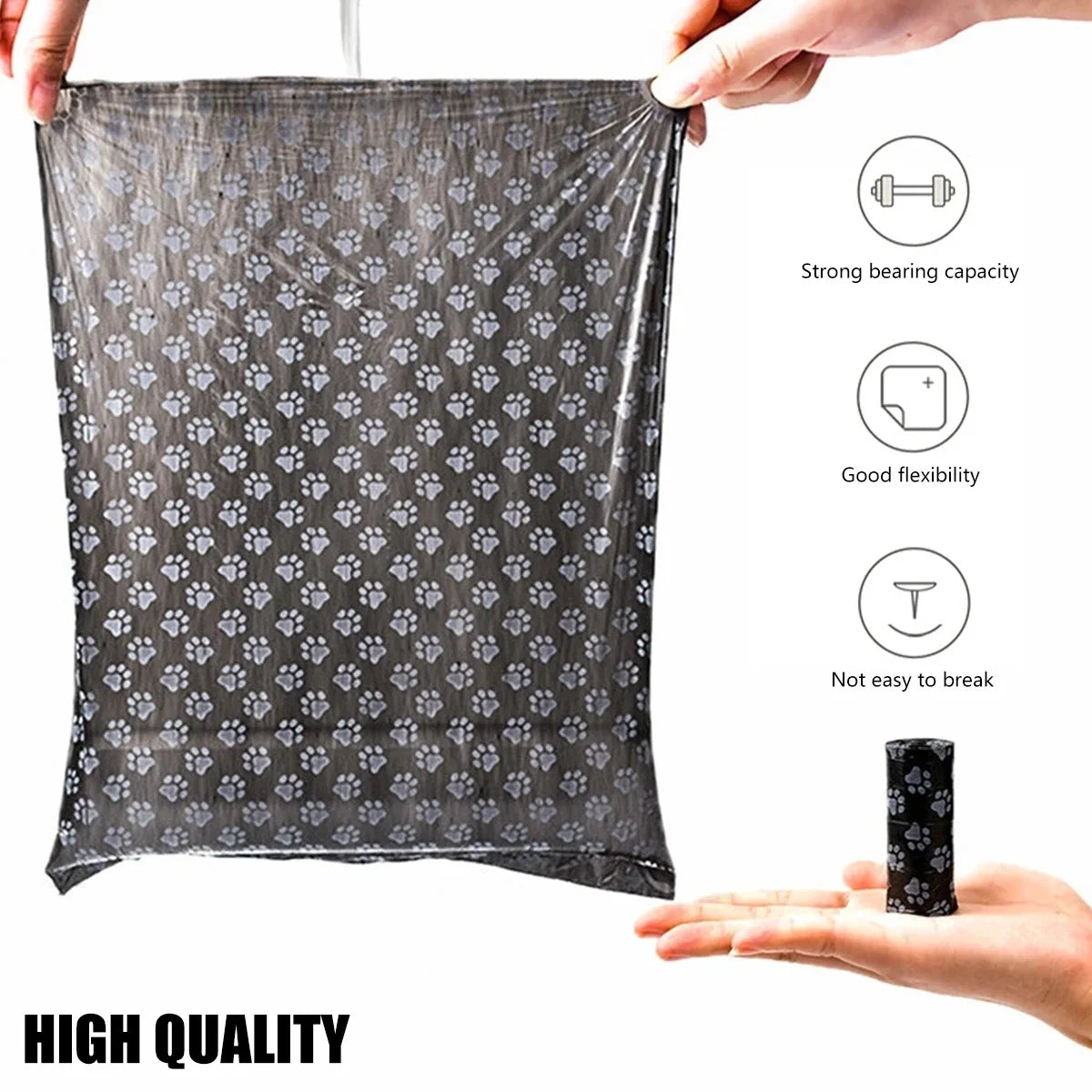 Biodegradable Pet Waste Bags Dispenser For Outdoor Cleanup