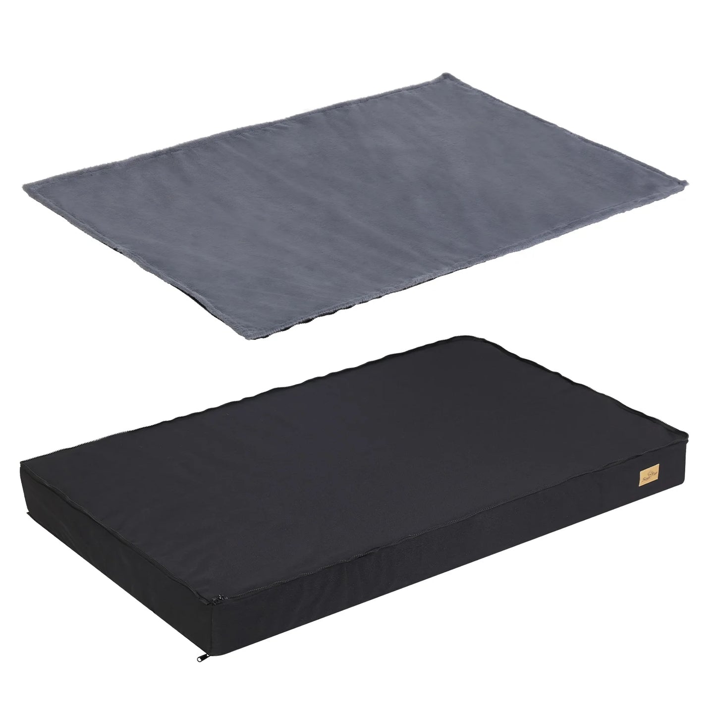 Orthopedic Memory Foam Dog Crate Mattress With Washable Waterproof Cover