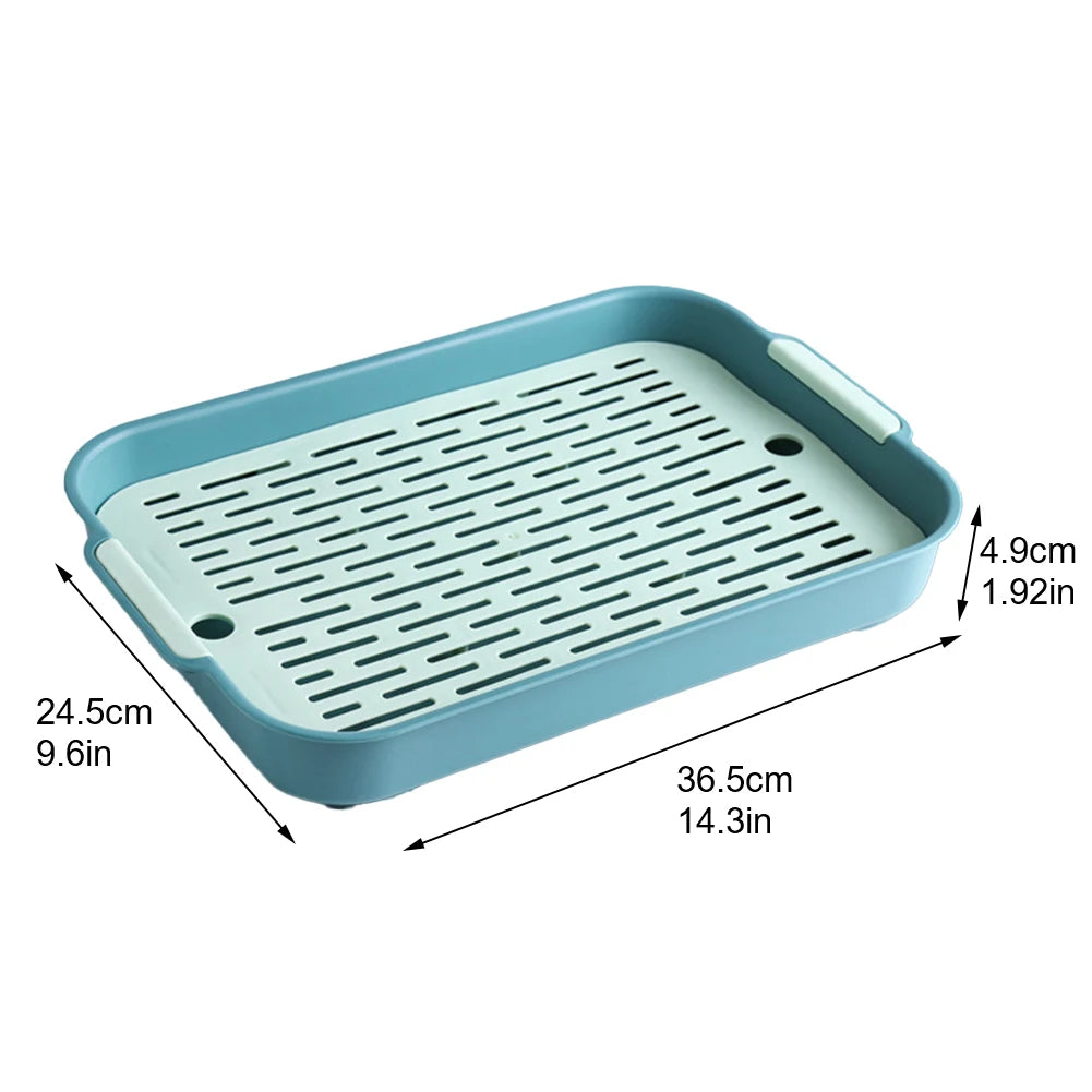Rabbit Litter Box Corner Tray For Small Pets Plastic