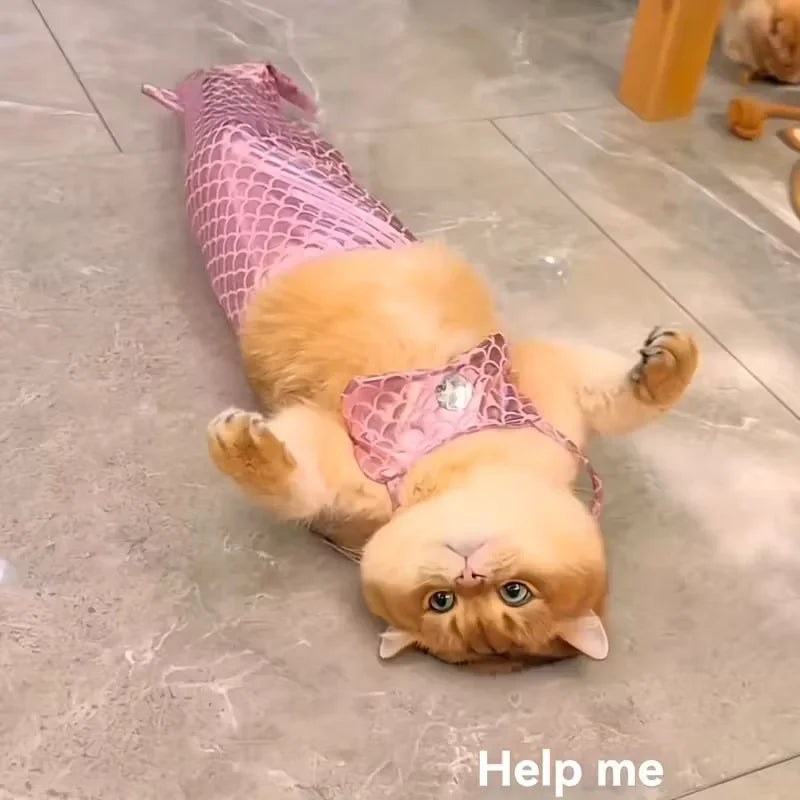 Pet Mermaid Tail Costume For Cats And Dogs Photo Props