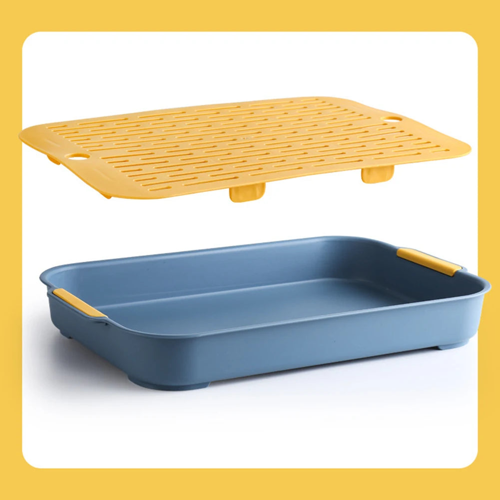Rabbit Litter Box Corner Tray For Small Pets Plastic